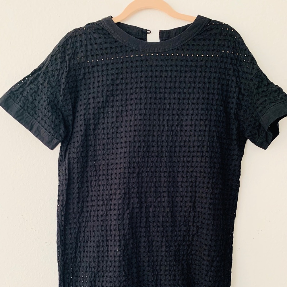 Black dress short sleeves